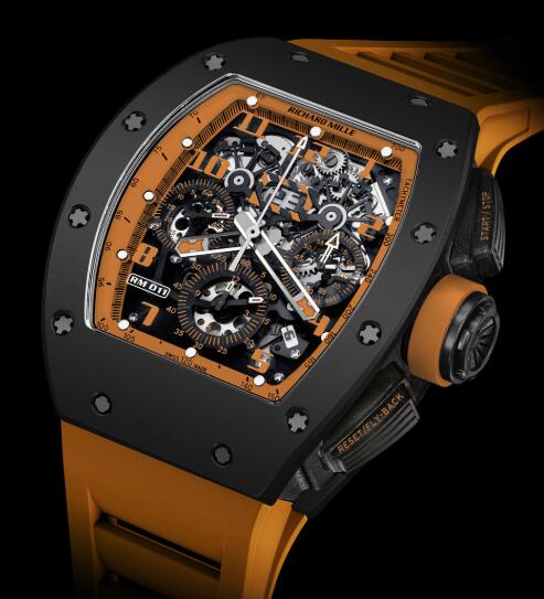 Richard Mille Replica Watch RM 011 Orange Storm TZP